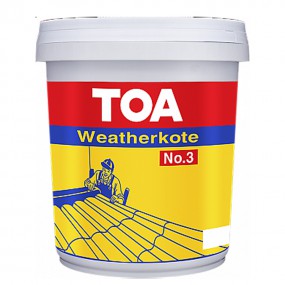 Sơn chống thấm TOA WEATHERKOTE NO.3 - 3,5Kg